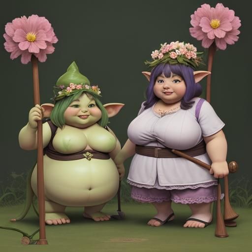 Two Fat Goblins Ai Generated Artwork Nightcafe Creator 1229