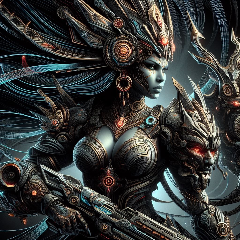 Amazonian Cyborg Warrior