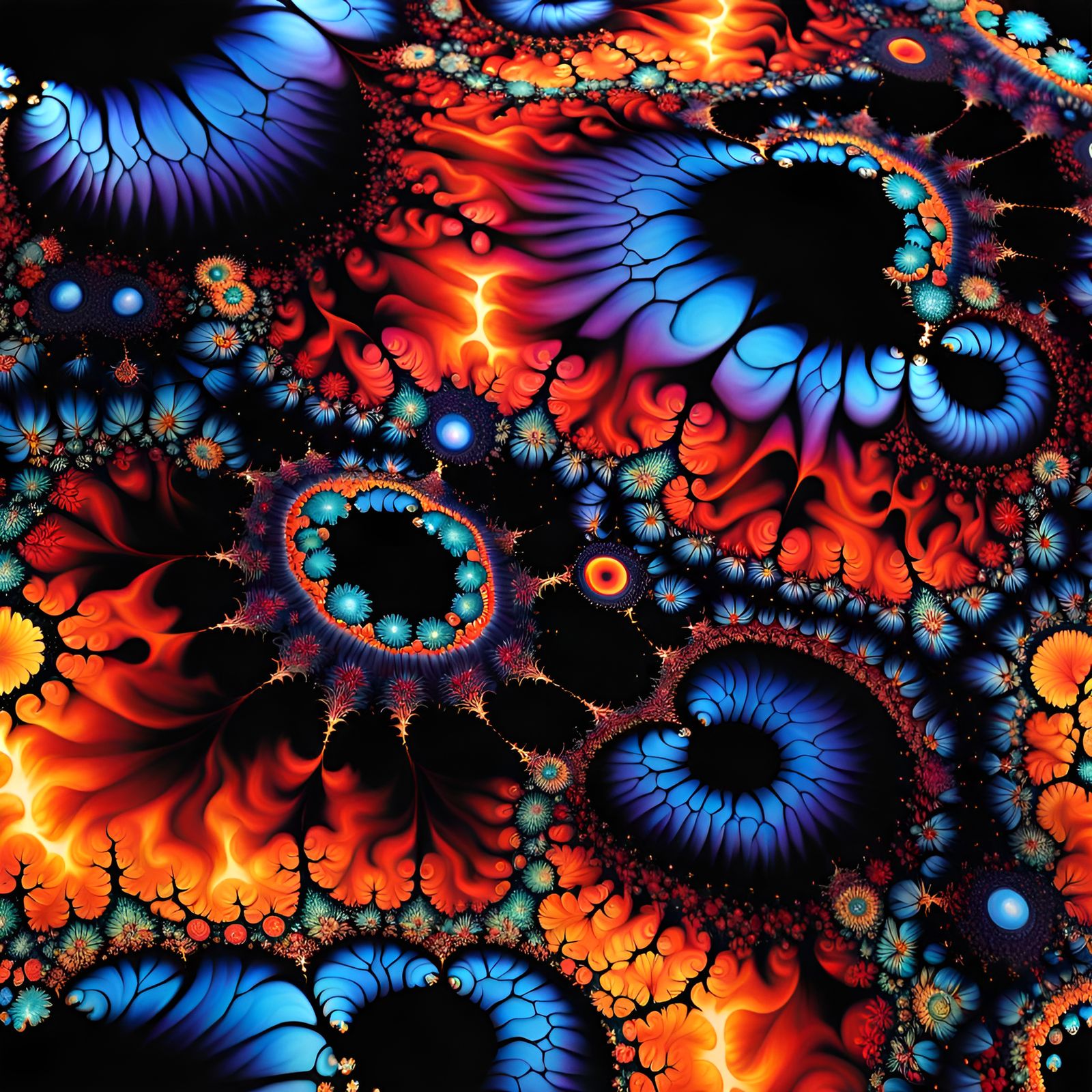 Mandelbrot Shoggoth (DreamShaper)