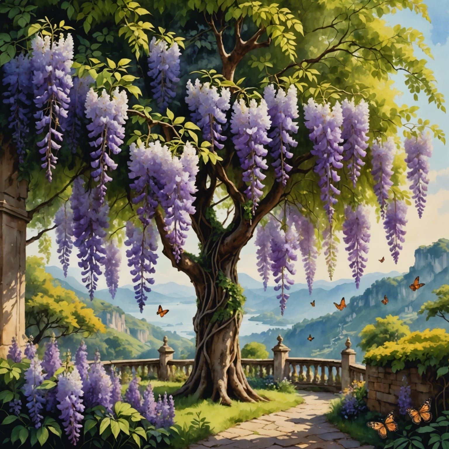 Wisteria Tree