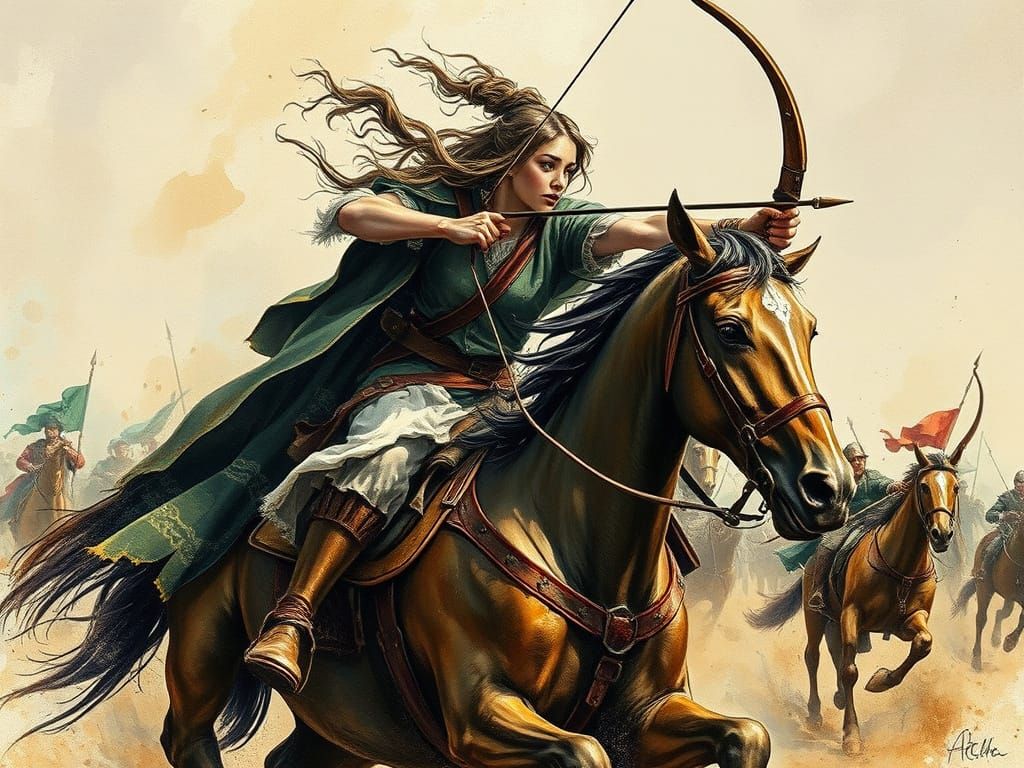 Female Archer  by @dhee noerd