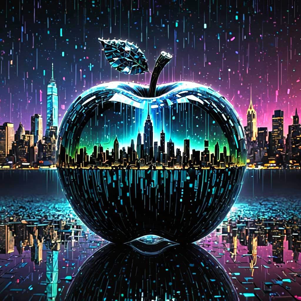 New York: The Big Apple in the rain  by @Lyine