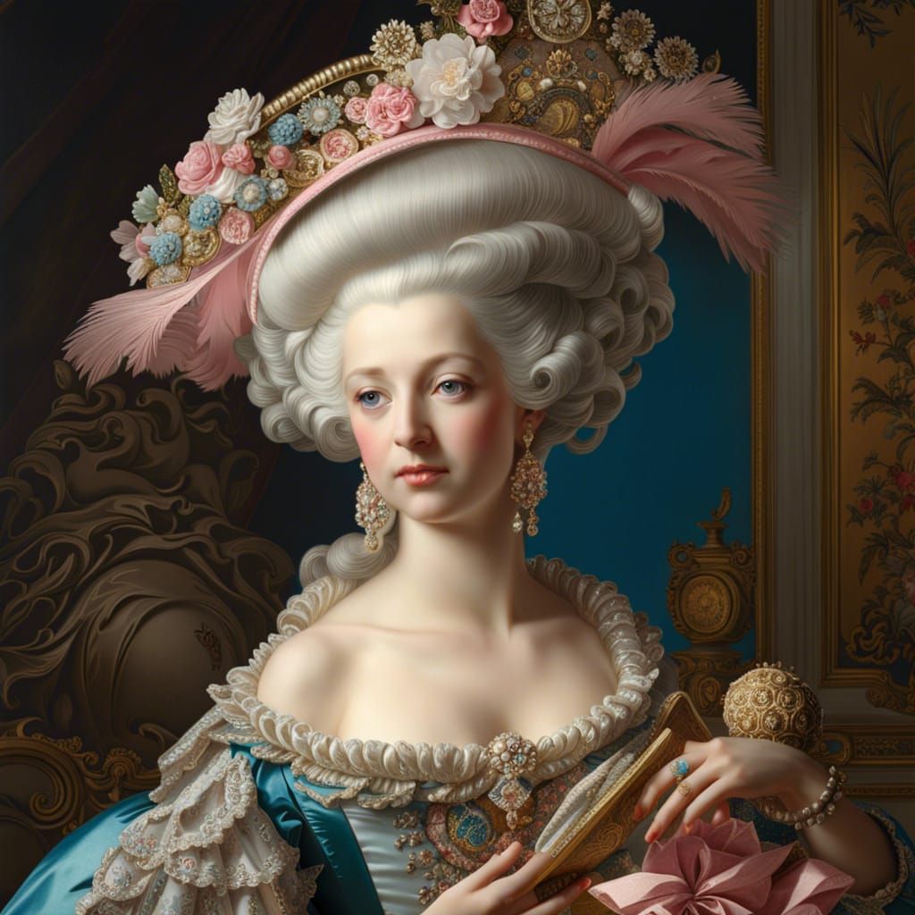 Marie Antoinette - AI Generated Artwork - NightCafe Creator