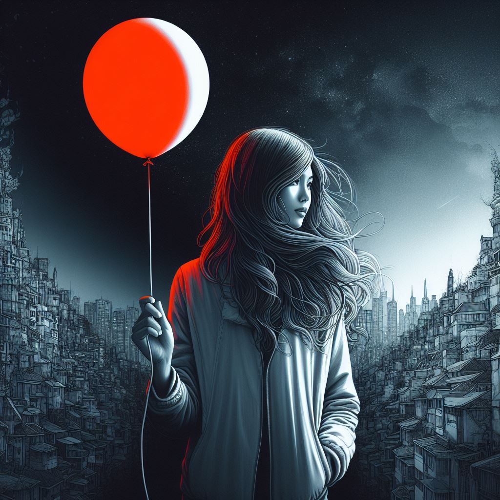 Girl with balloon