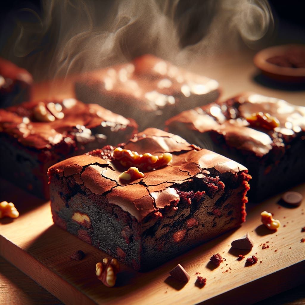 Fresh baked brownies   by @Alexoa1