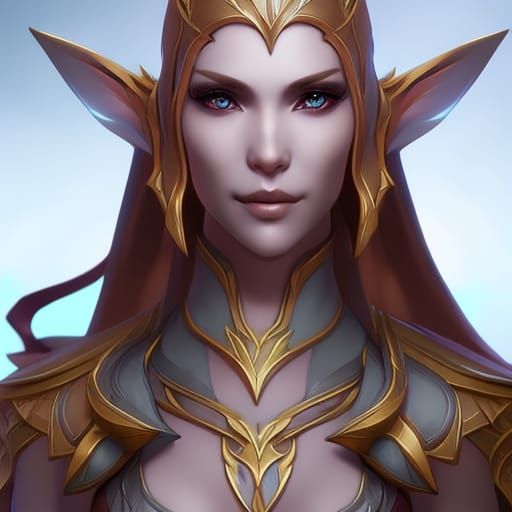 Female Elf Druid 3 - AI Generated Artwork - NightCafe Creator