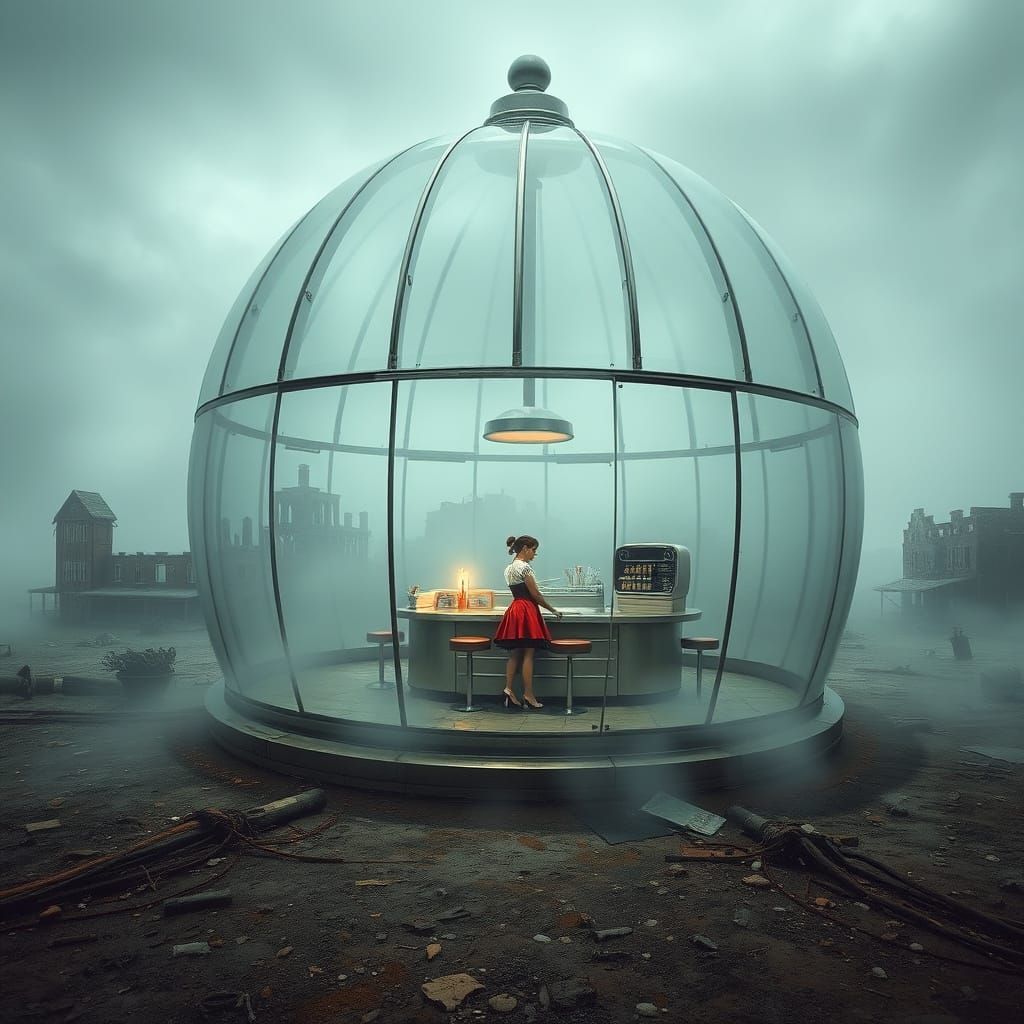 A glimpse of the lost normality