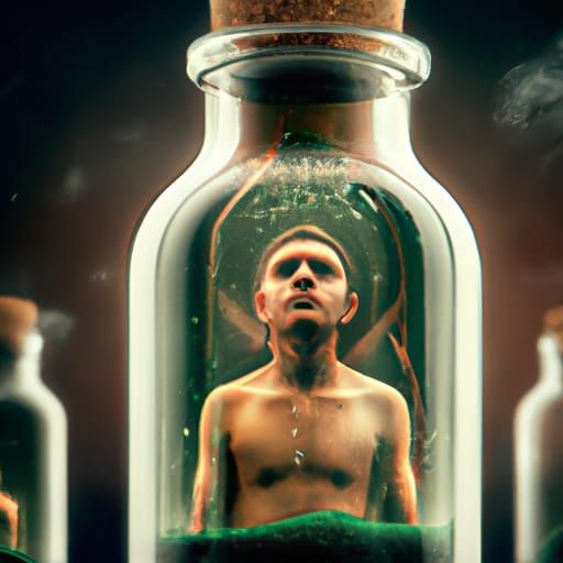 Man in a Bottle