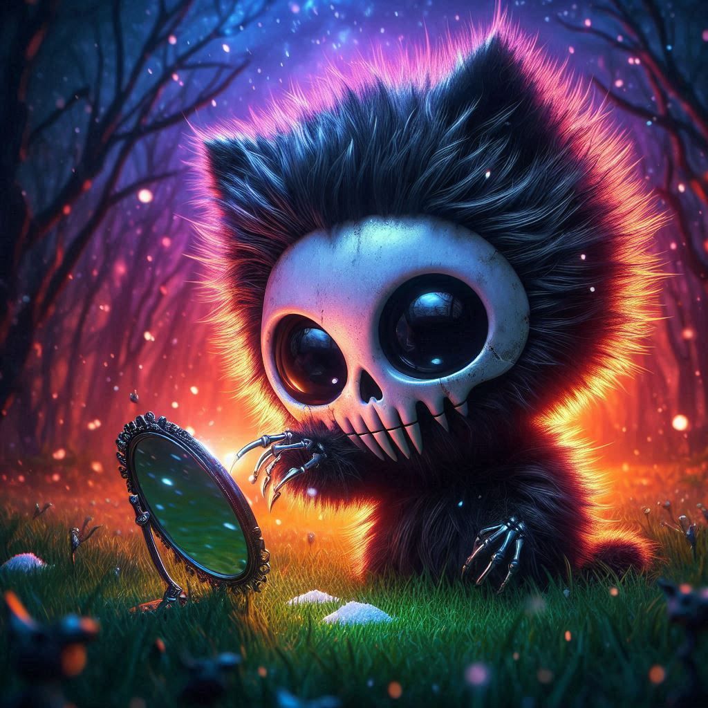 Superstitious Cat .. Piles of Salt