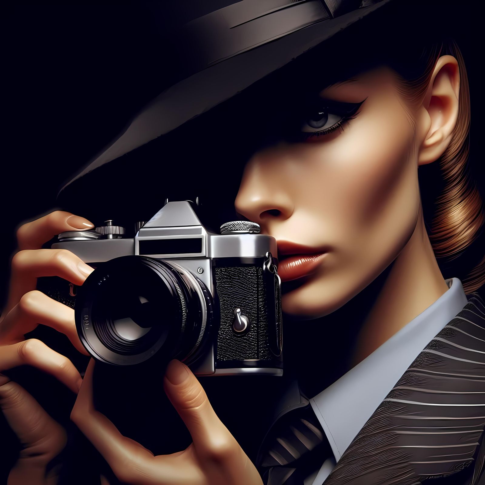 Smile! Noir Detective Portrait ππΈ