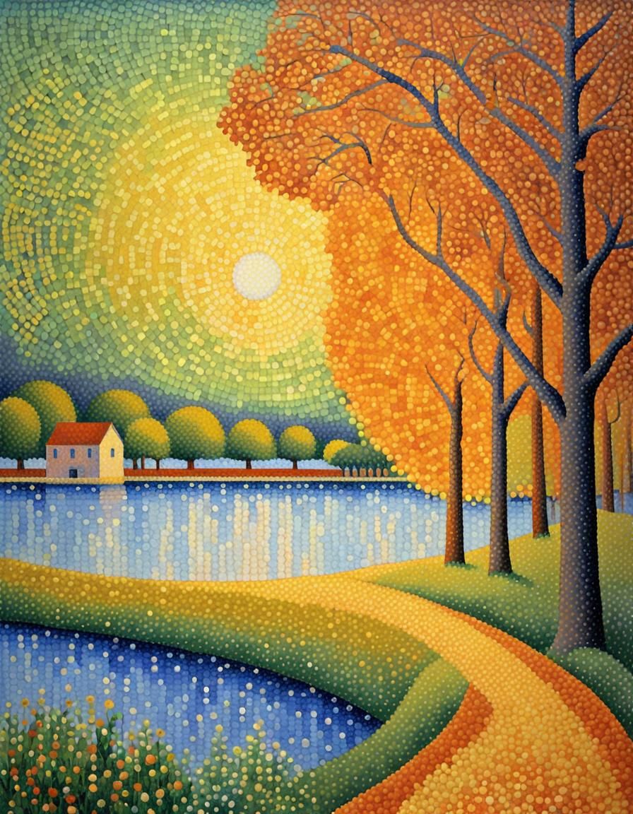 Pointillist   by @Blue