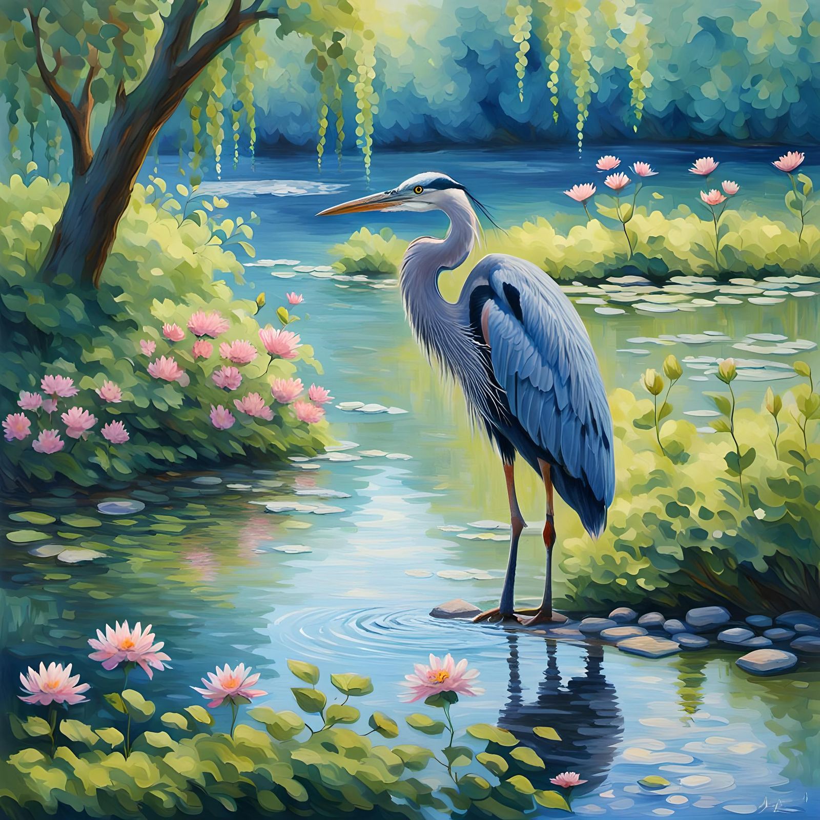 King of the Pond  by @Oblique Lens