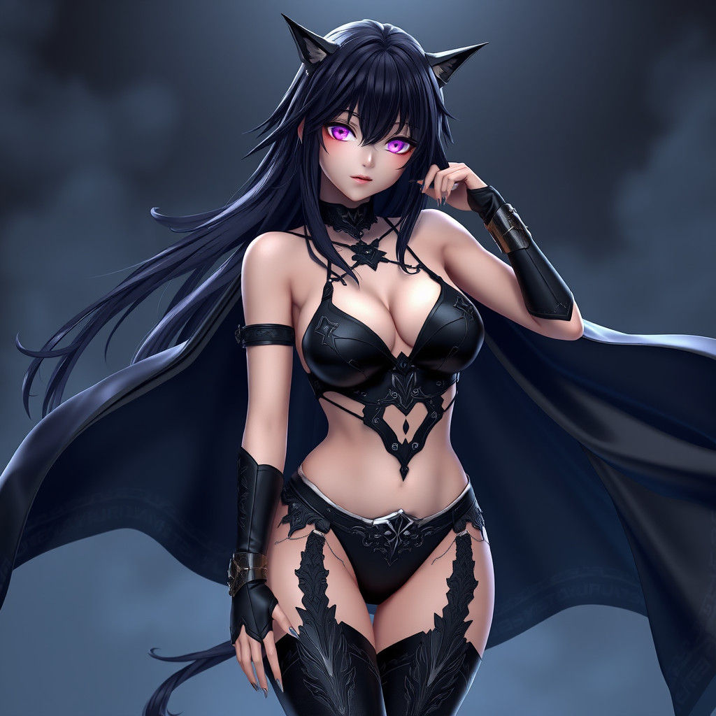 Sorceress catgirl