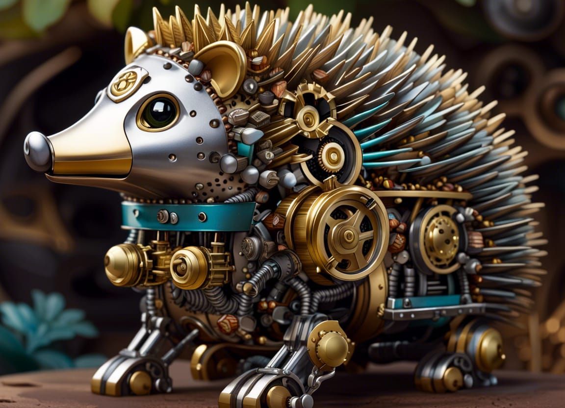 Hedgerobot  by @KBunny001