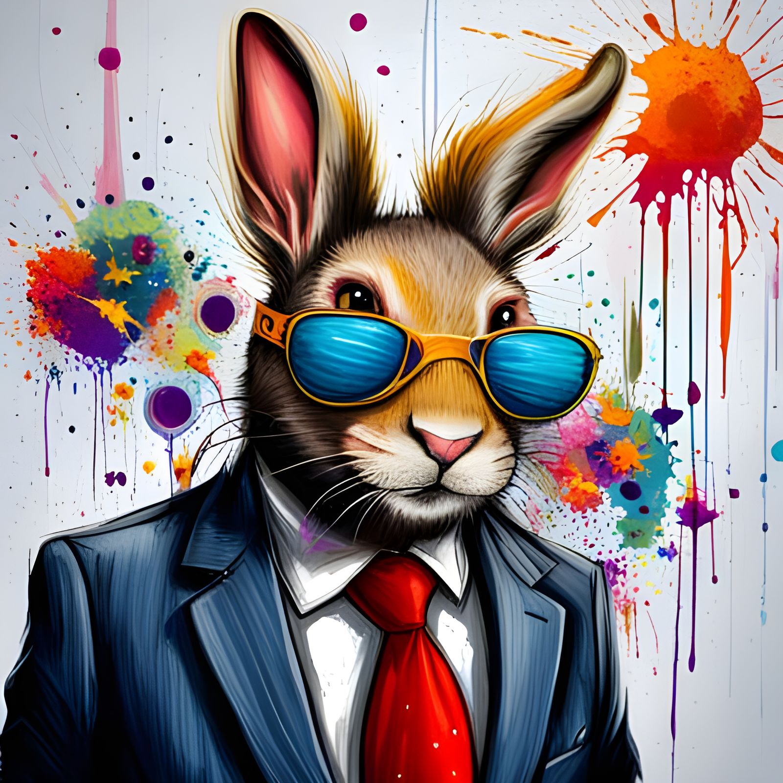 Rabbit Executive - AI Generated Artwork - NightCafe Creator