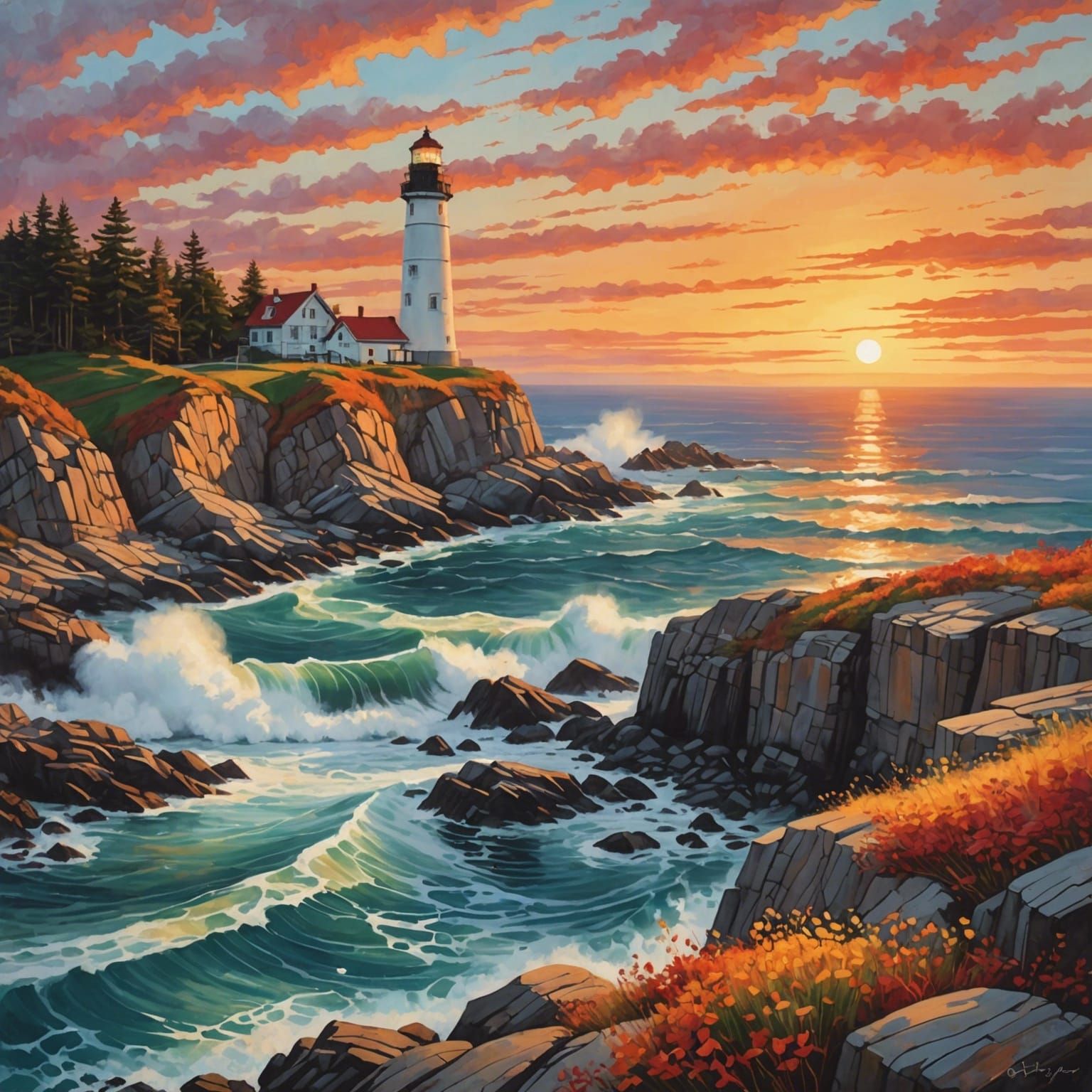 A remarkable piece of art depicts a fingerprint transformed into a captivating landscape. The fingerprint's unique swirl...