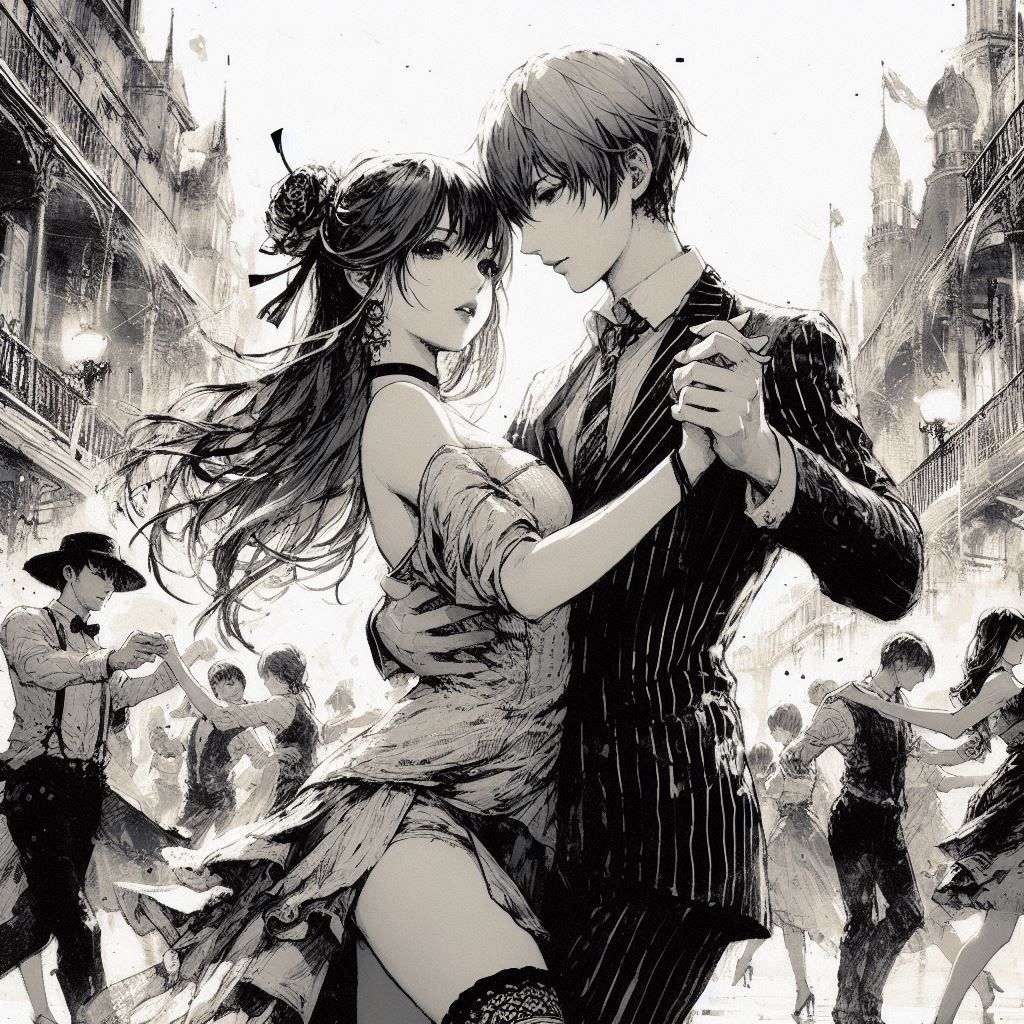 Ha..all the girls are watching us...