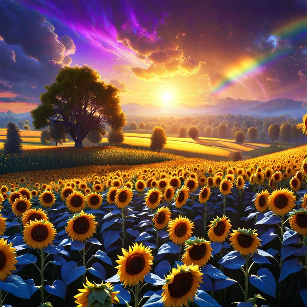 Sunflower fields