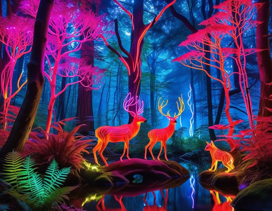 Neon Forest  by @Colin Davis