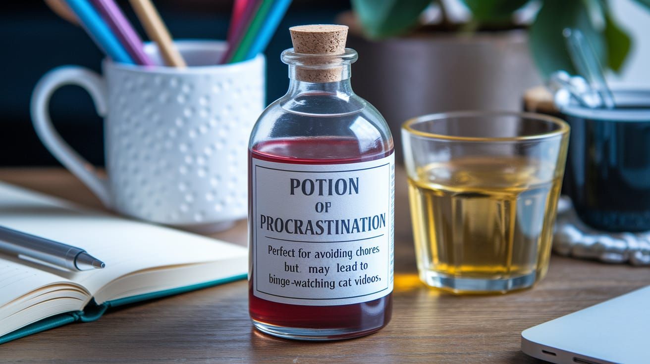 Potion of Procrastination  by @The Leycer