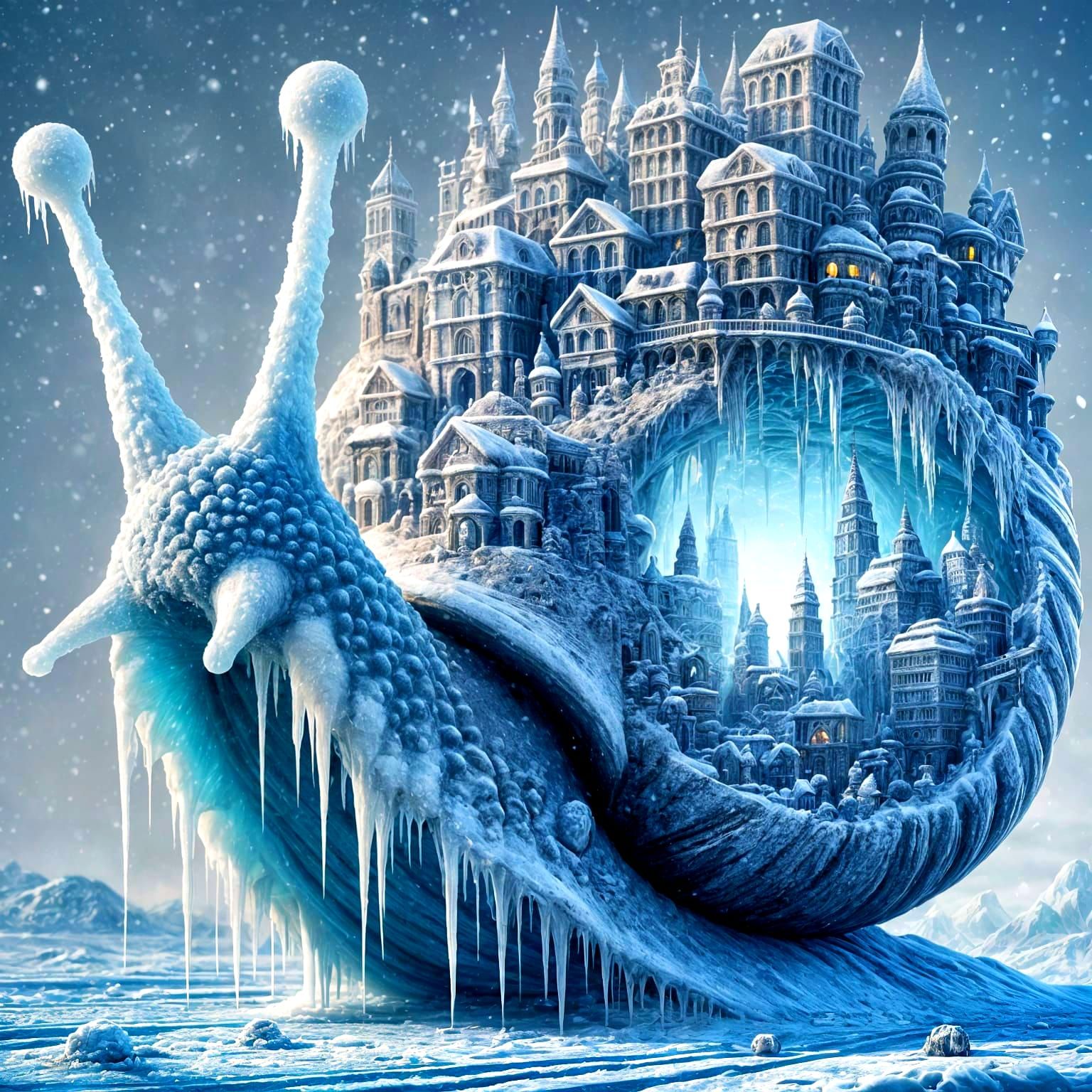 A Frozen World  by @SrgGrkv