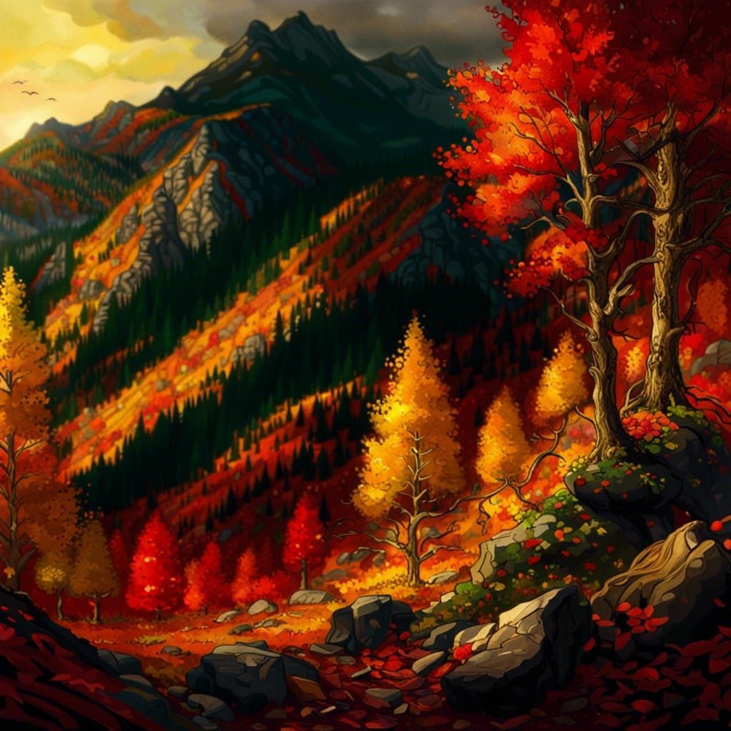 Autumn in the mountains