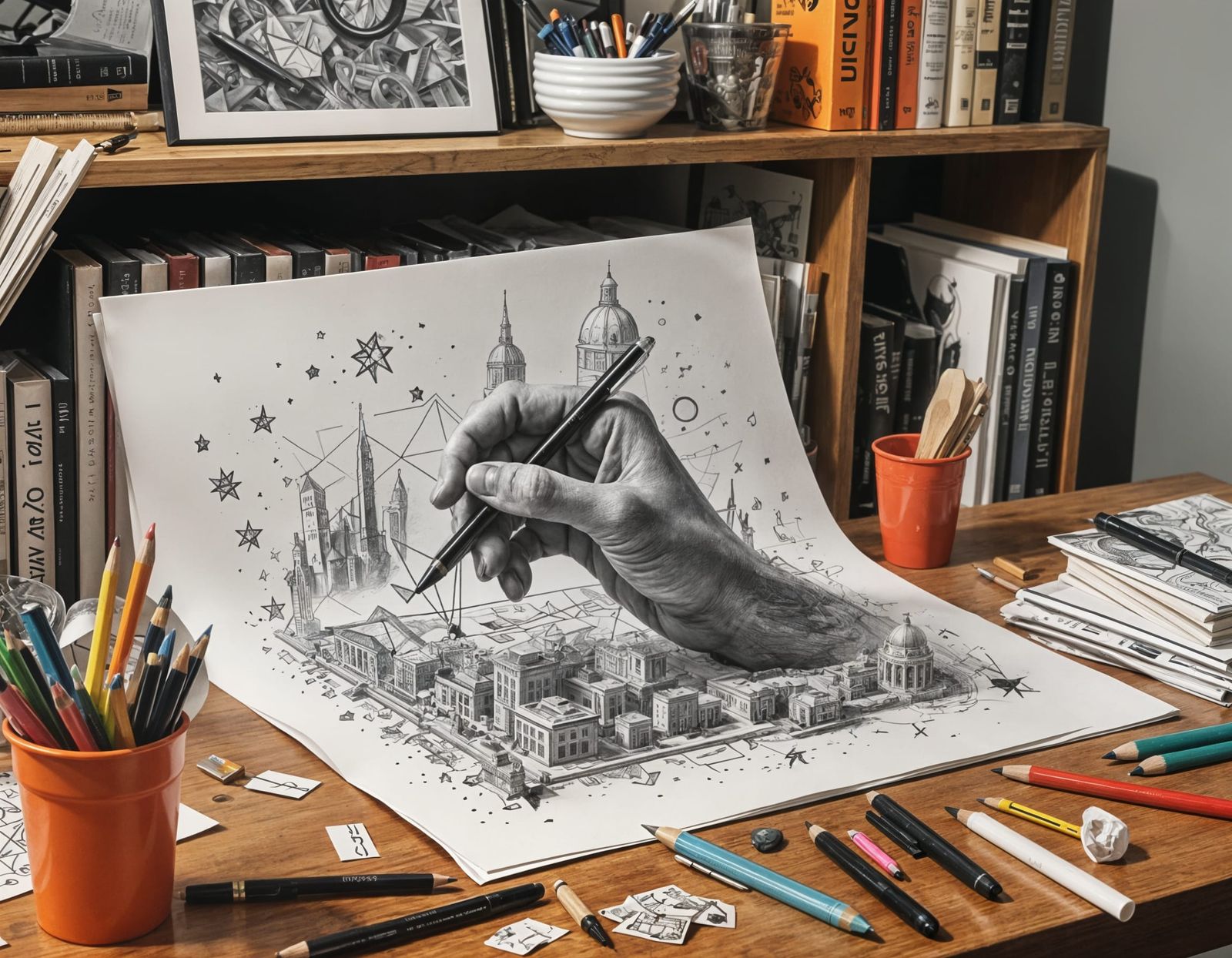 The Doodle Draws Itself  by @undefined