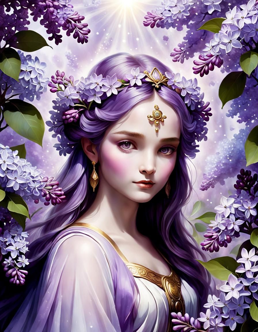 Goddess of the lilac