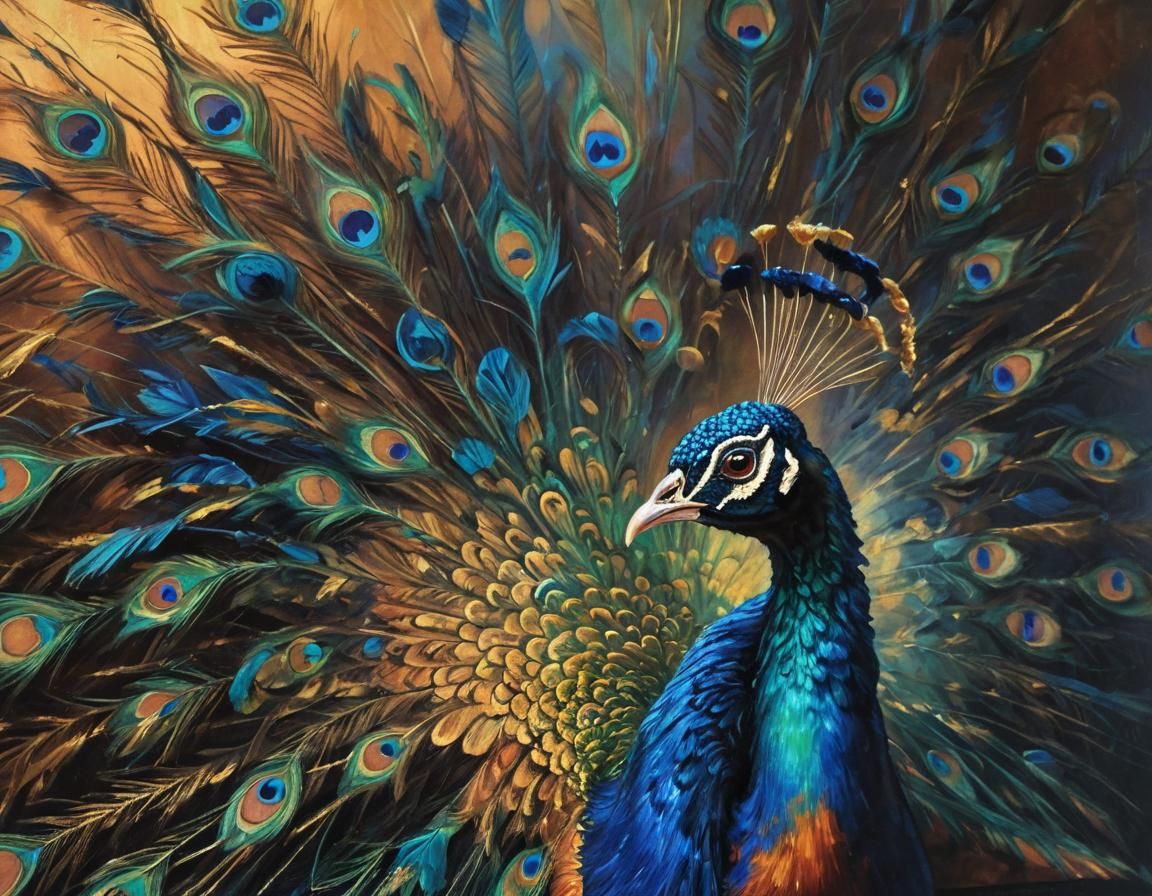 Fire gold peacock 6