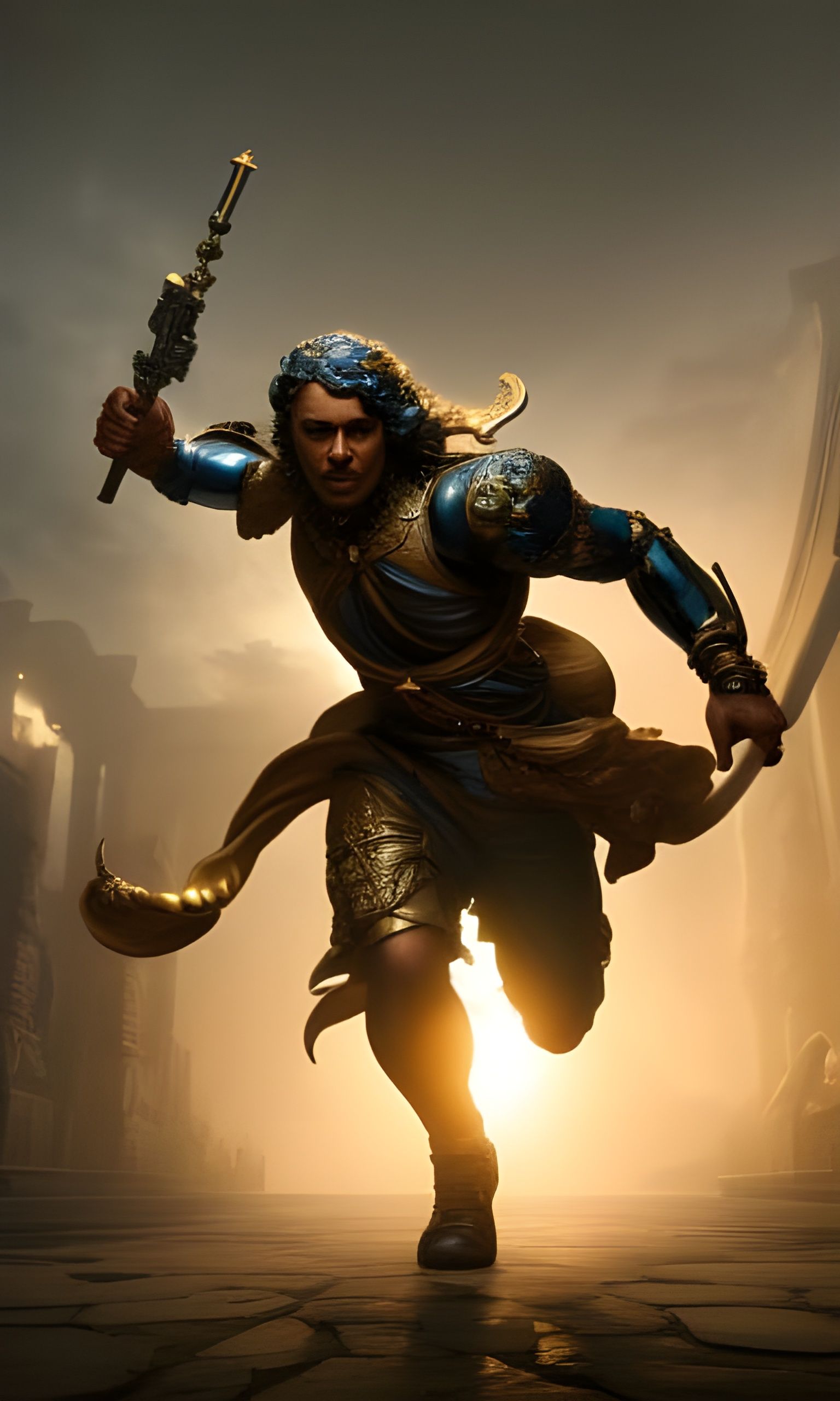 Pheidippides, the hero of Marathon  by @Raposo