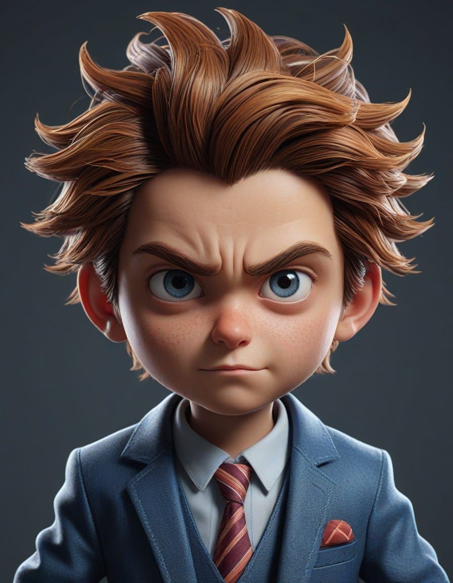 Breathtakingly Realistic 3D Comic Book Character in Anime St...