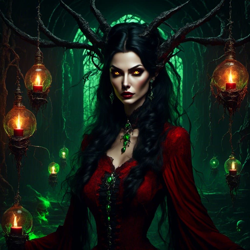 <lora:Dark Witch Style:1.0>