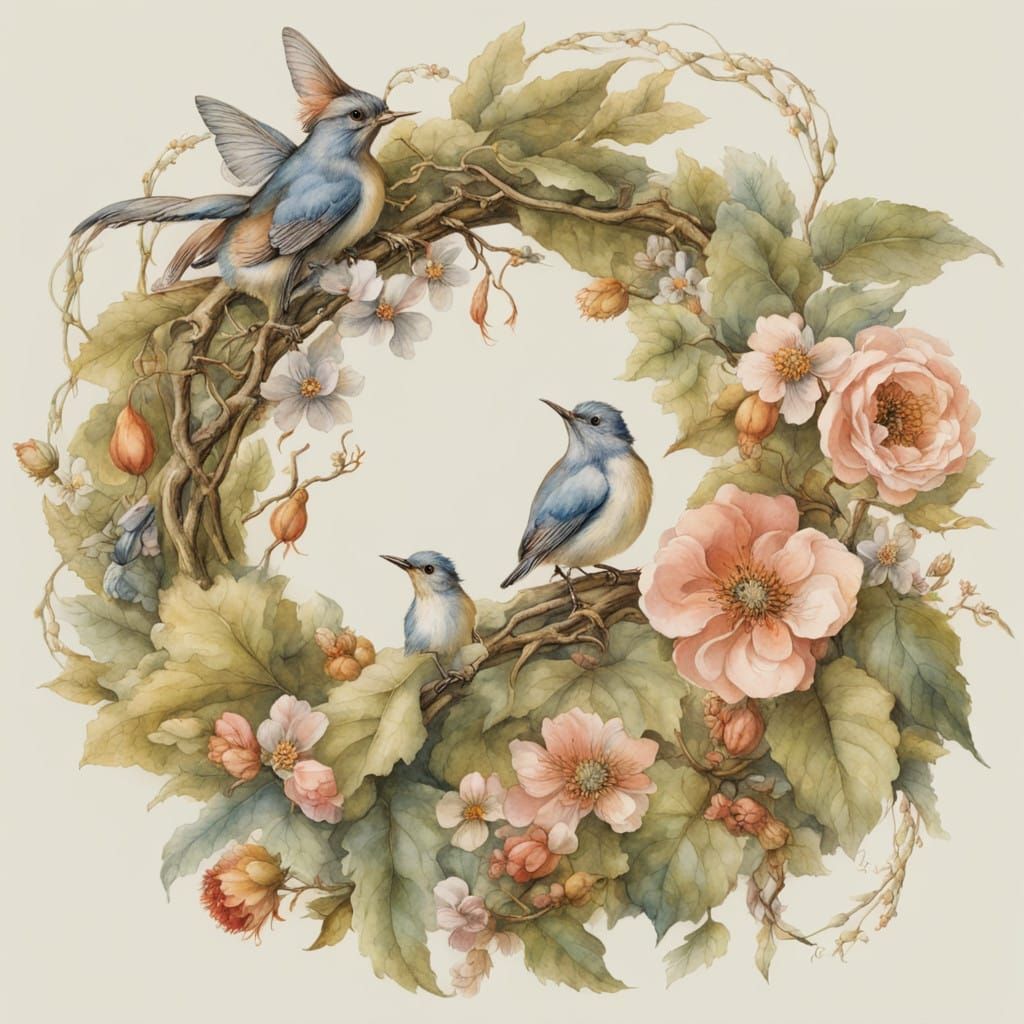 Spring wreath  by @KragarSF