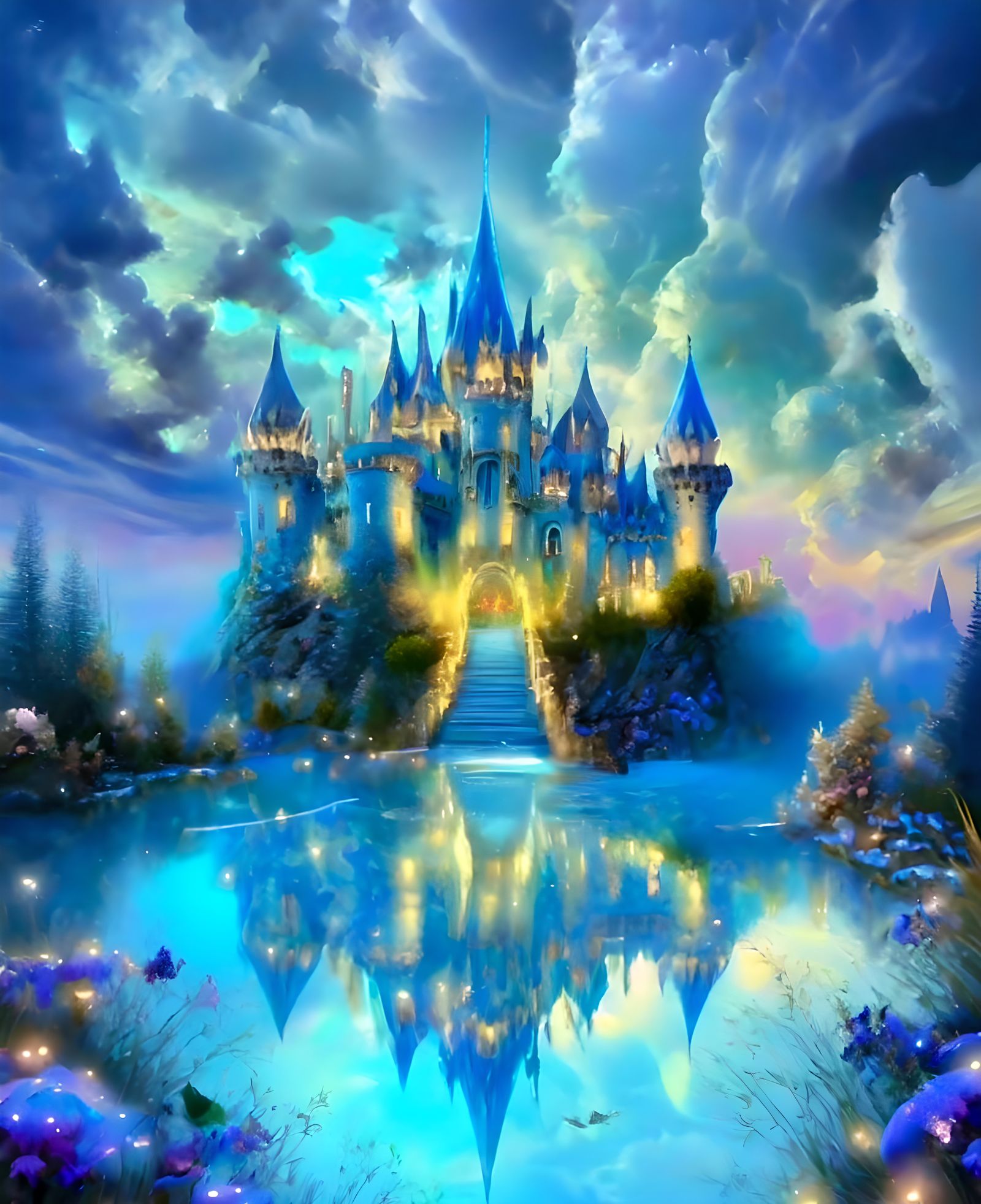 Blue enchanted castle of the blue empress I
