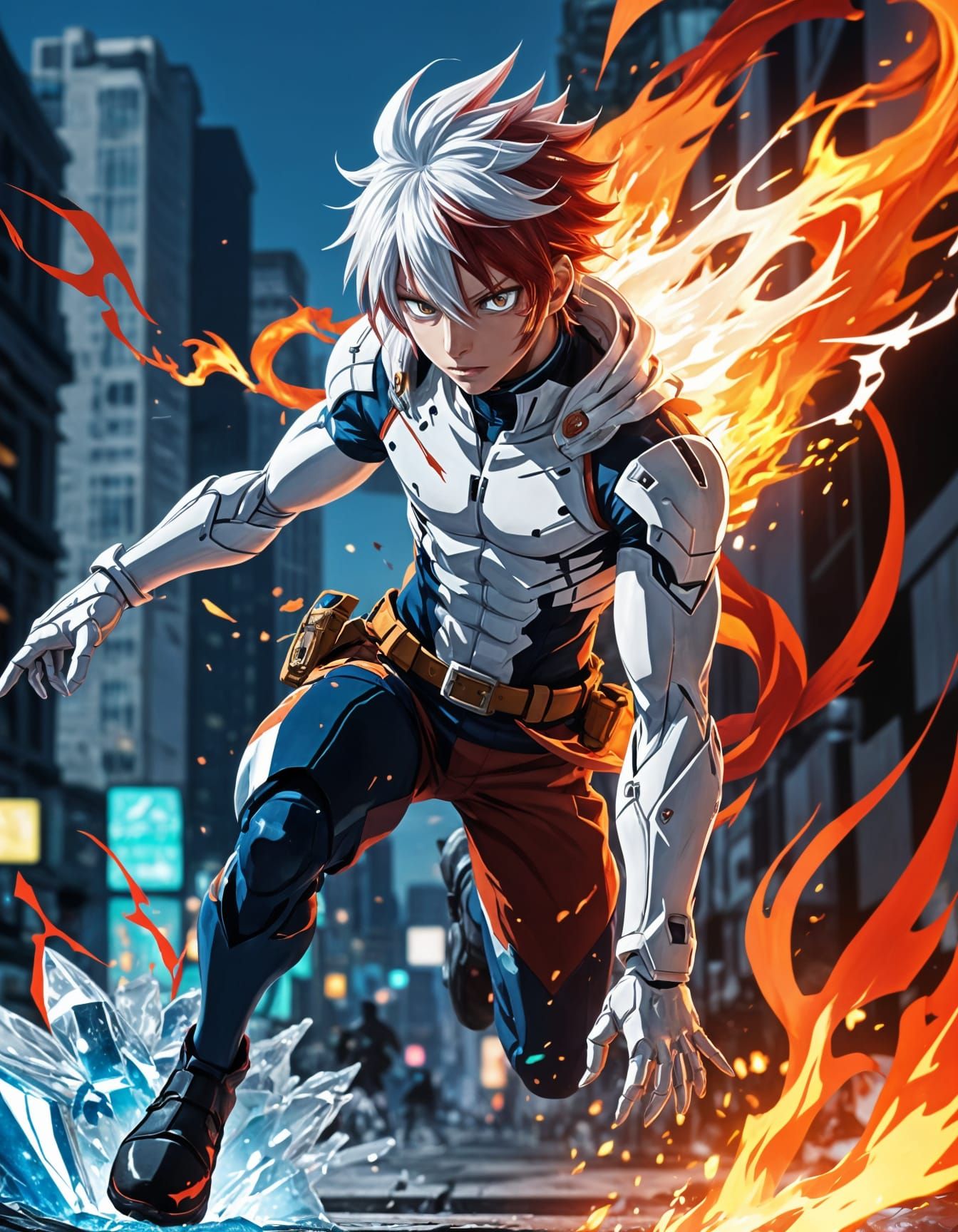 Shoto Todoroki - My hero academia  by @IAD_88