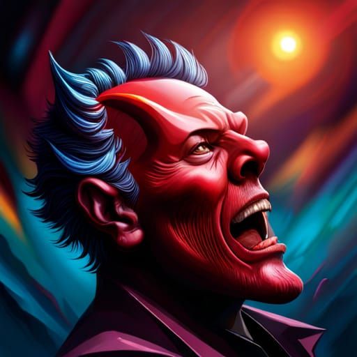 Earth Devil Hyperrealistic, splash art, concept art, mid sho...