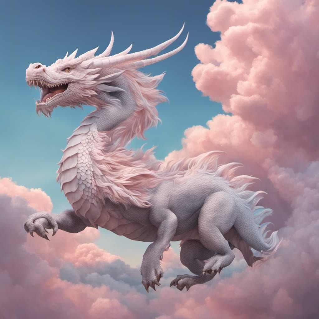 Cloud Dragon - AI Generated Artwork - NightCafe Creator