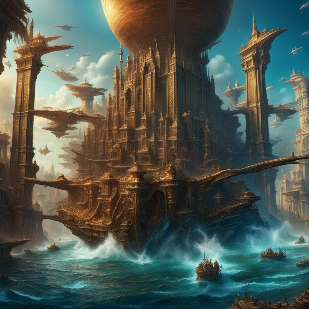 Sea kingdom - AI Generated Artwork - NightCafe Creator