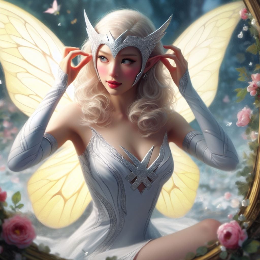 Fairy as a Emma Frost