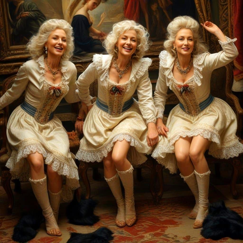 Charismatic 50-Year-Old Women in Hyperrealistic Portraits