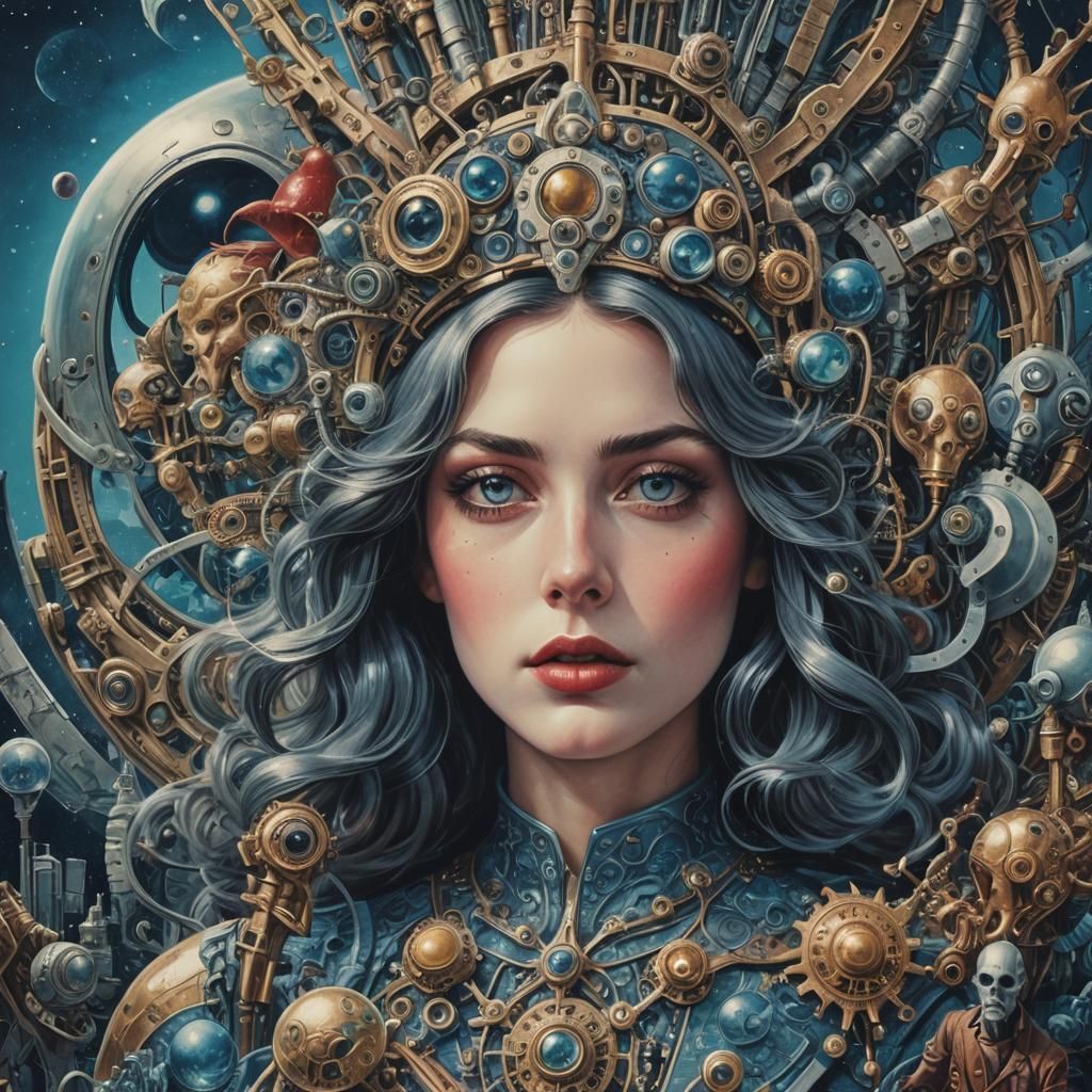 Insanely Surreal Super-Hyperdetailed Portraiture Epic Master...