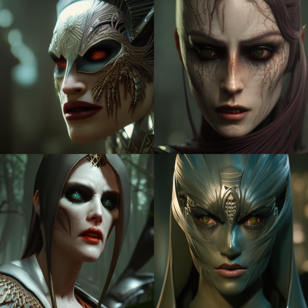 Lizard Humanoid Woman - AI Generated Artwork - NightCafe Creator