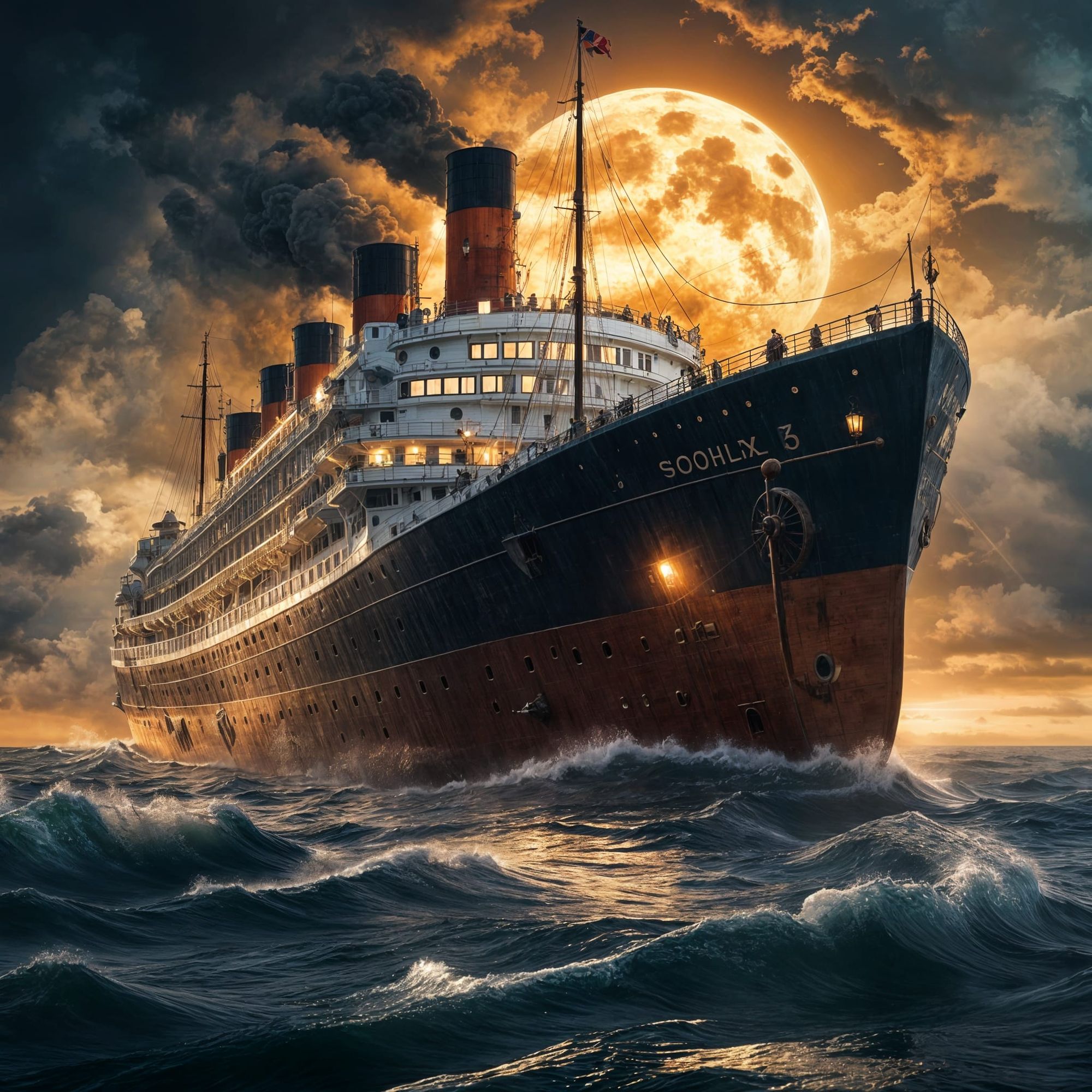 Epic Fantasy Seascape – Majestic Steamship Masterpiece

A vast cinematic seascape unfolding at the moment when twilight meets the open ocean...