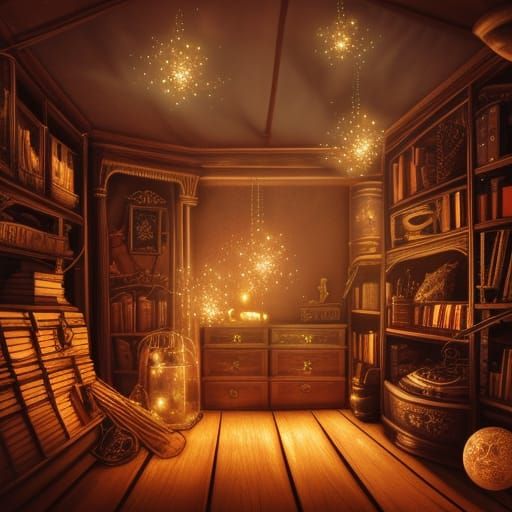 The Book-Shop's Back Room