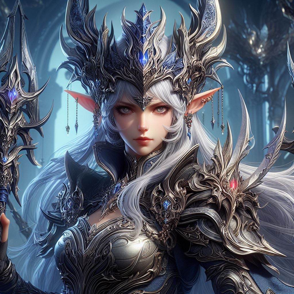 Elf maiden Knight (La2 style)