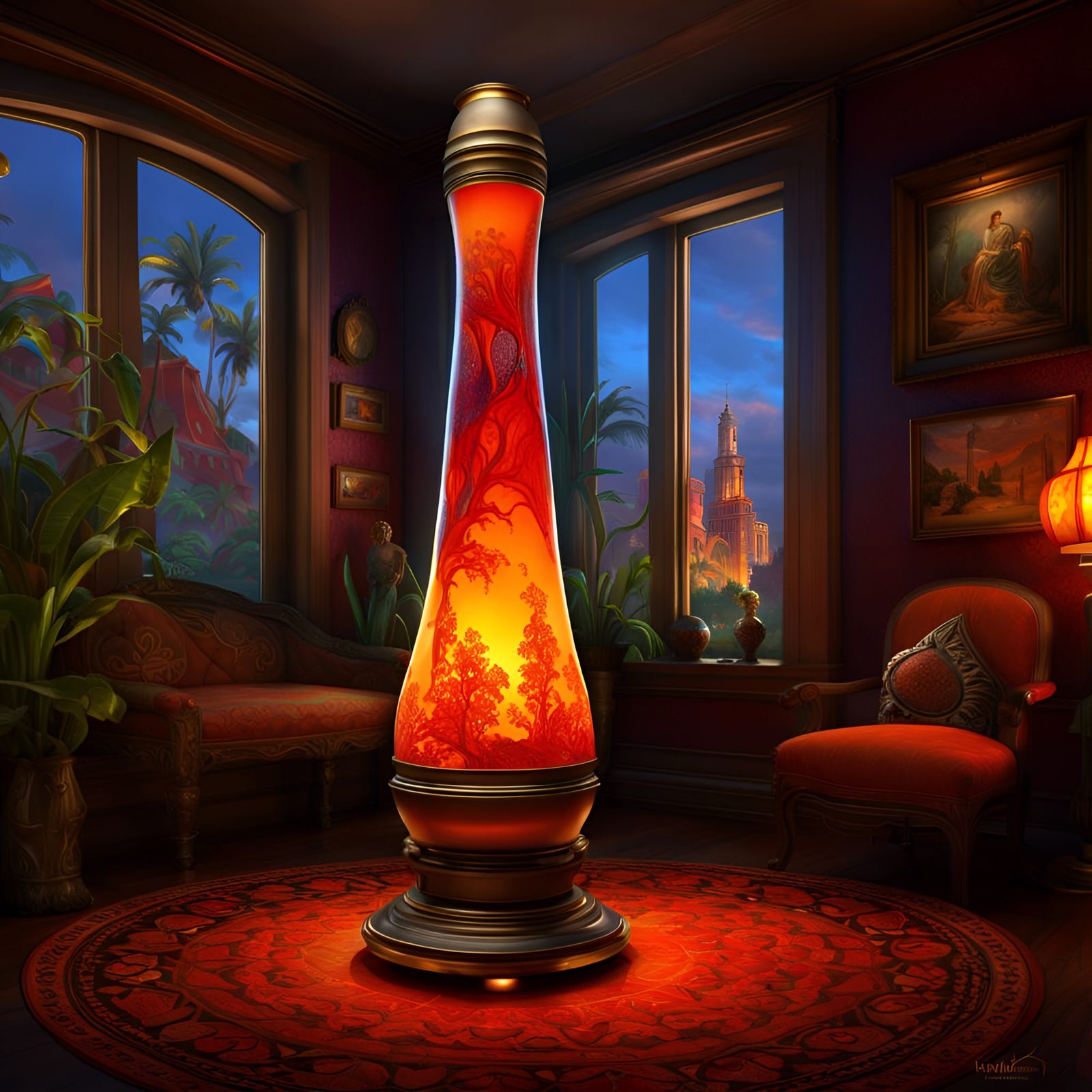 Lava lamp  by @Sat et Nehys