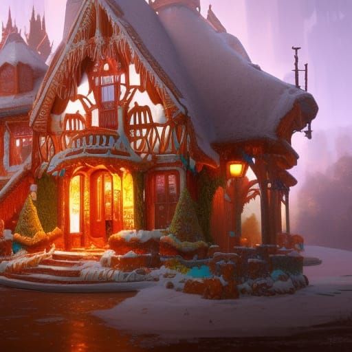 Gingerbread house