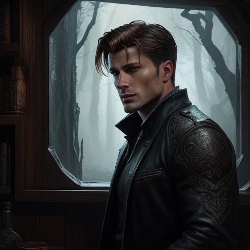 A devilish-handsome good looking man, in his early forty's t...