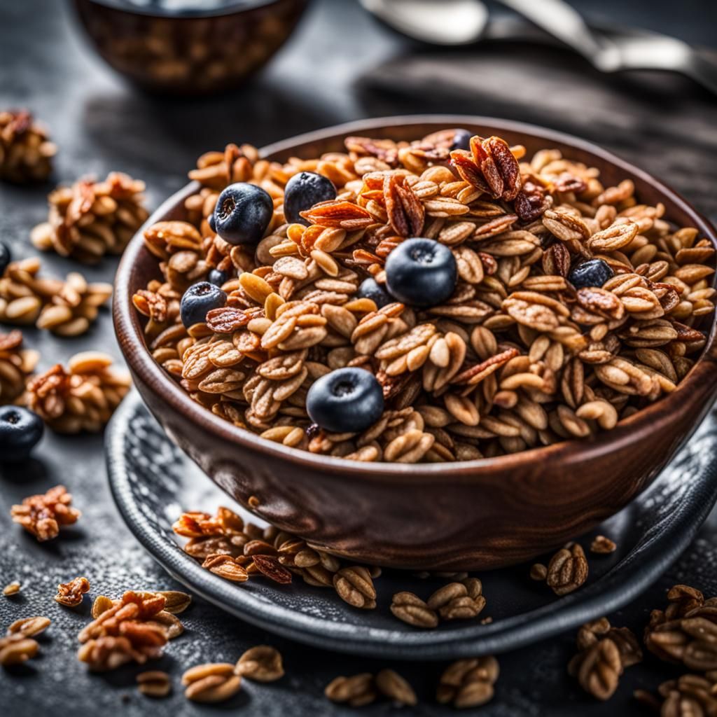 granola  et yaourt 