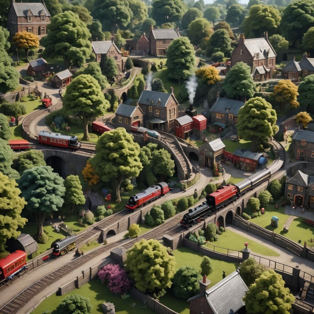 Worden Park in Leyland, Lancashire, UK is a miniature railway park with